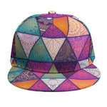 Triangle Bohemian Mandala Pattern Print Snapback Cap