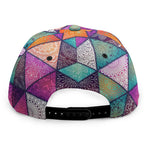Triangle Bohemian Mandala Pattern Print Snapback Cap