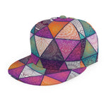 Triangle Bohemian Mandala Pattern Print Snapback Cap