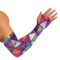 Triangle Bohemian Mandala Pattern Print Sun Protection Arm Sleeves