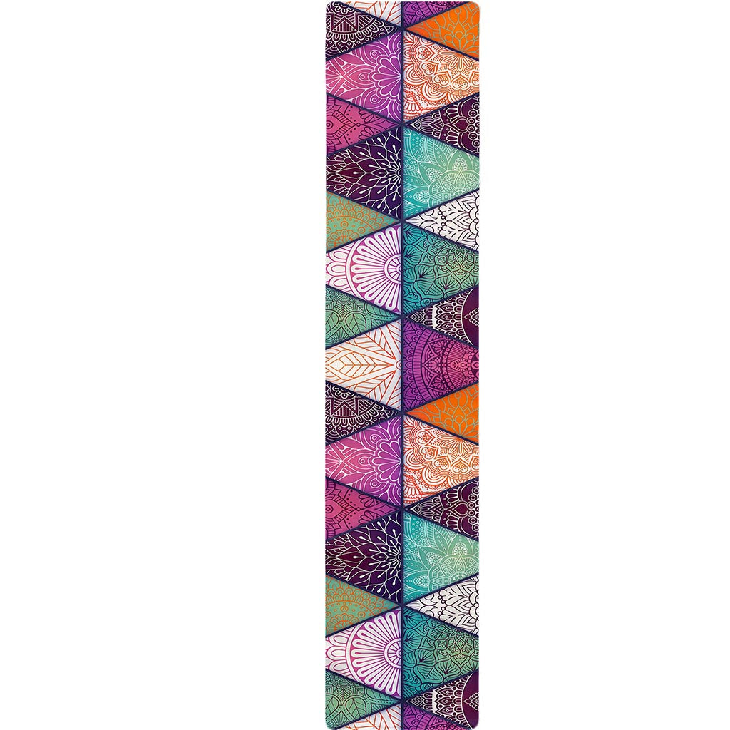 Triangle Bohemian Mandala Pattern Print Table Runner