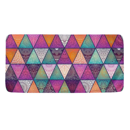 Triangle Bohemian Mandala Pattern Print Towel