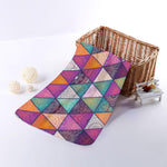 Triangle Bohemian Mandala Pattern Print Towel