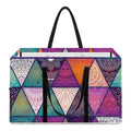Triangle Bohemian Mandala Pattern Print Utility Tote Bag