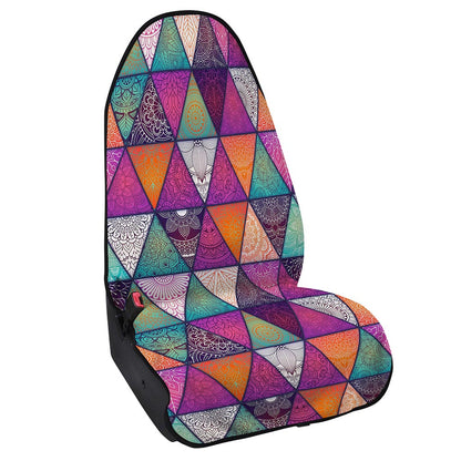 Triangle Bohemian Mandala Pattern Print Waterproof Car Seat Cover