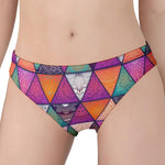 Triangle Bohemian Mandala Pattern Print Women's Panties