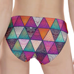 Triangle Bohemian Mandala Pattern Print Women's Panties