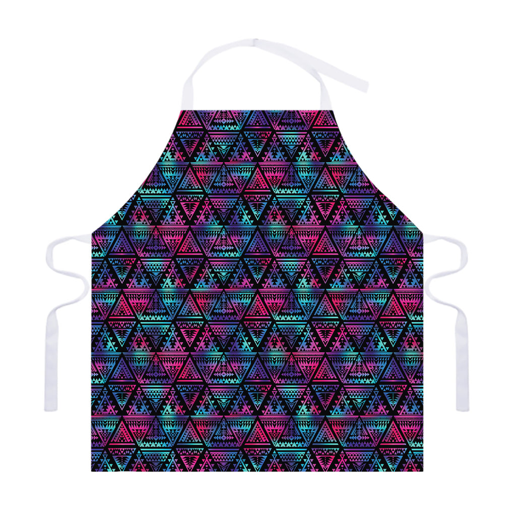 Triangle Ethnic Navajo Pattern Print Adjustable Apron