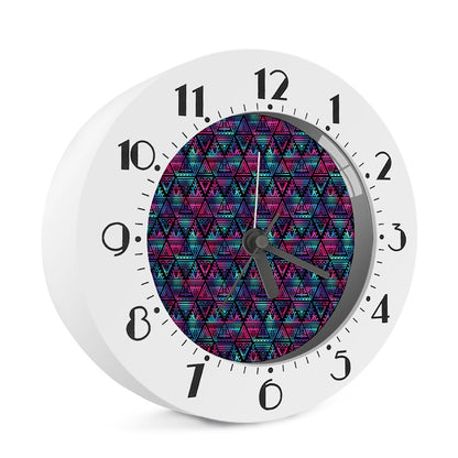 Triangle Ethnic Navajo Pattern Print Alarm Clock
