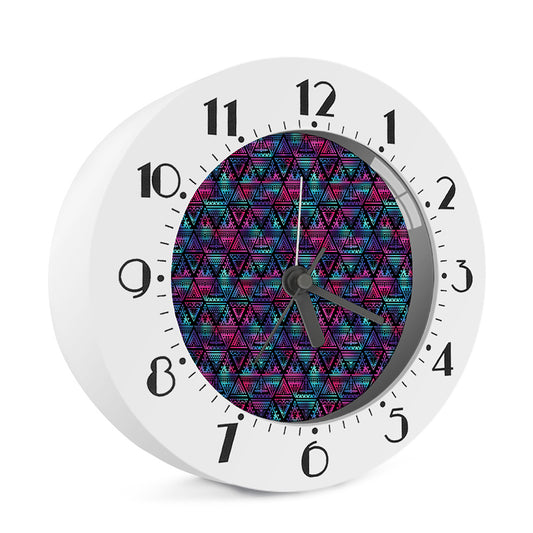 Triangle Ethnic Navajo Pattern Print Alarm Clock