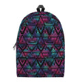 Triangle Ethnic Navajo Pattern Print School Backpack
