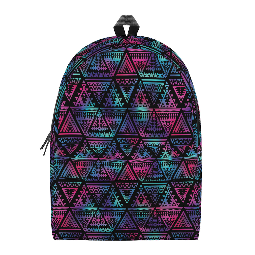 Triangle Ethnic Navajo Pattern Print Backpack
