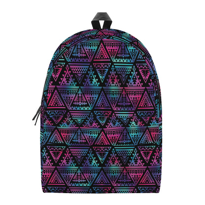 Triangle Ethnic Navajo Pattern Print Backpack