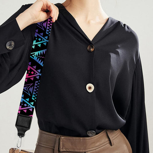 Triangle Ethnic Navajo Pattern Print Bag Strap