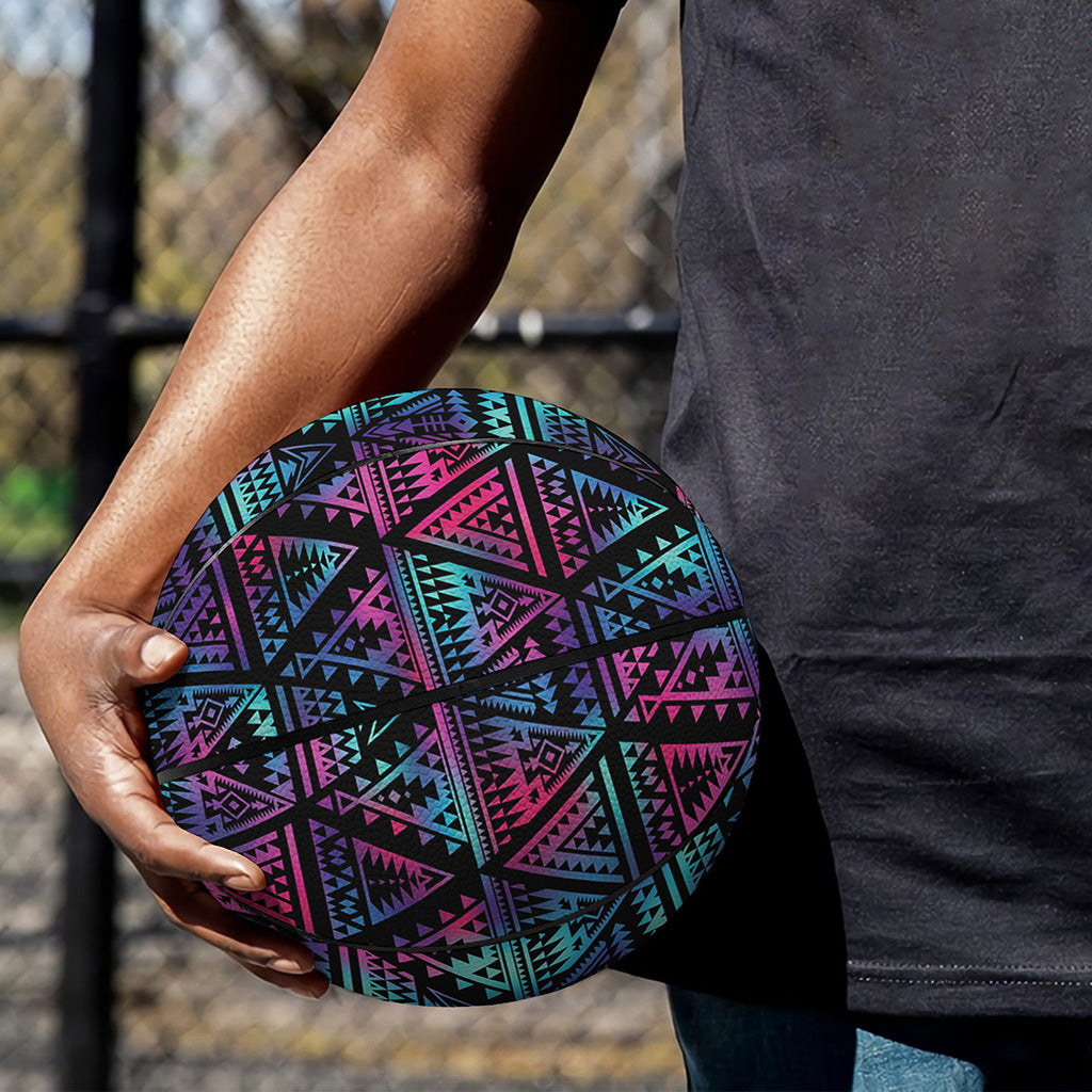 Triangle Ethnic Navajo Pattern Print Basketball