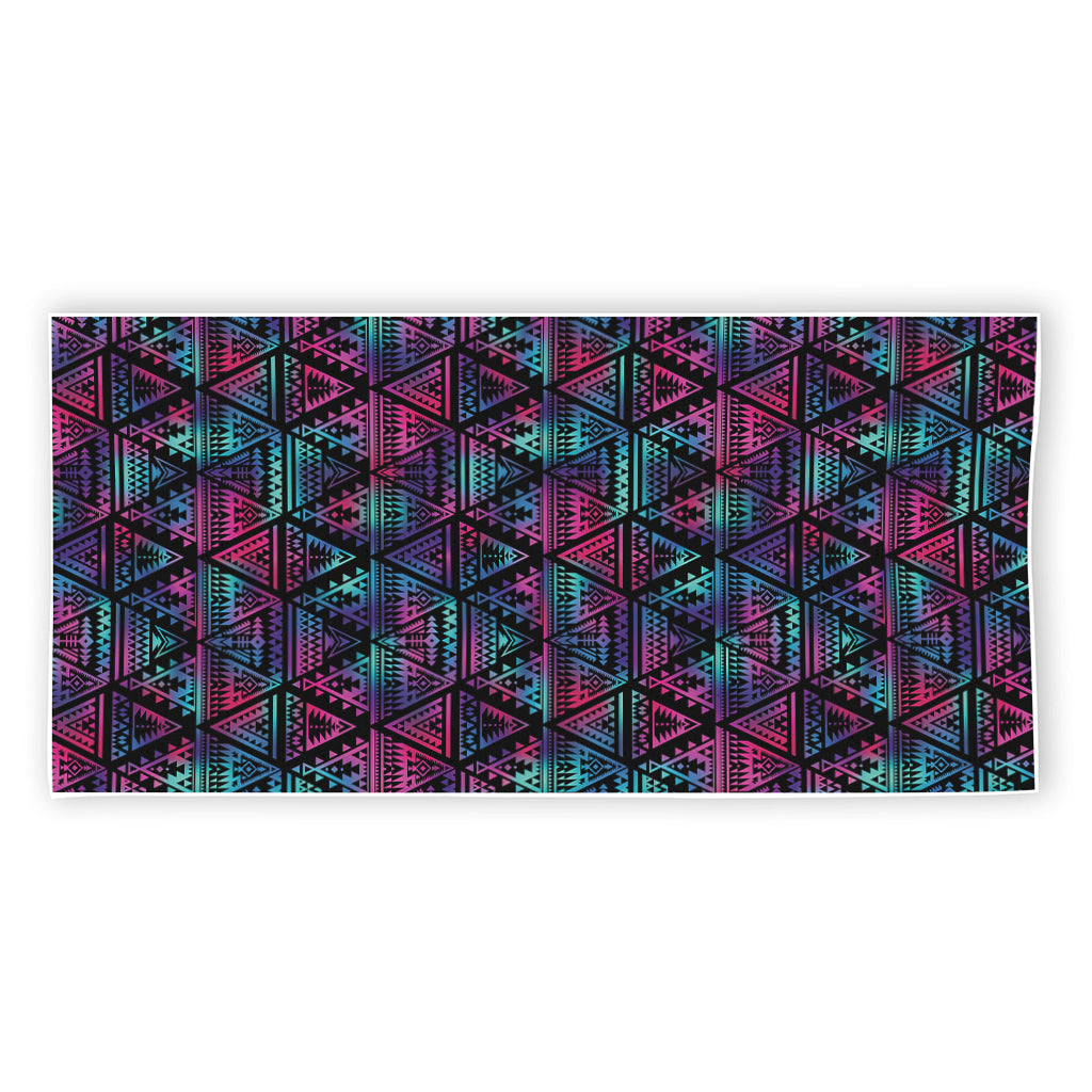 Triangle Ethnic Navajo Pattern Print Beach Towel