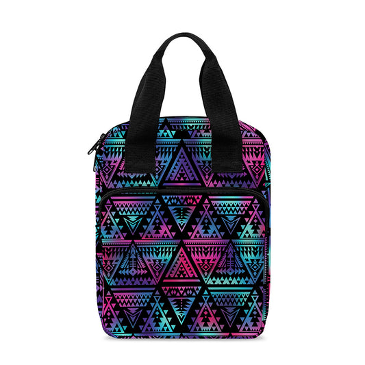 Triangle Ethnic Navajo Pattern Print Bible Tote Bag