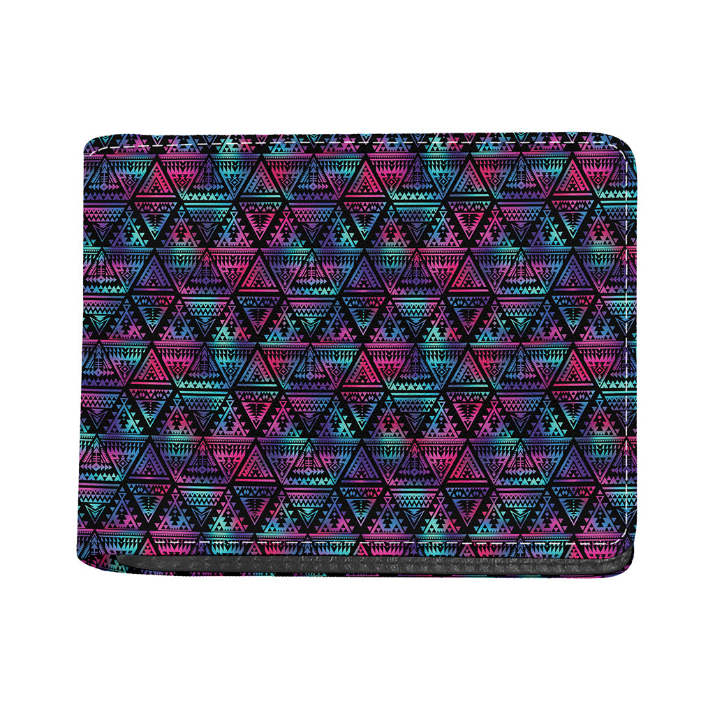 Triangle Ethnic Navajo Pattern Print Bifold Wallet