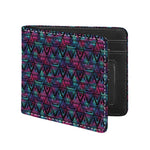 Triangle Ethnic Navajo Pattern Print Bifold Wallet
