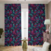 Triangle Ethnic Navajo Pattern Print Blackout Pencil Pleat Curtains