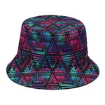 Triangle Ethnic Navajo Pattern Print Bucket Hat