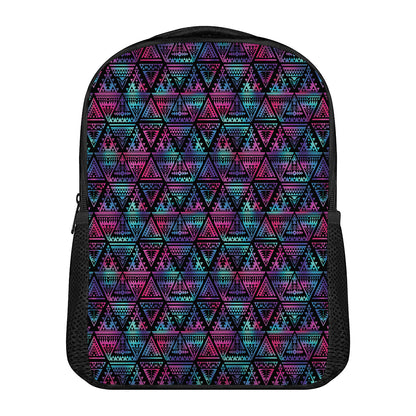 Triangle Ethnic Navajo Pattern Print Casual Backpack