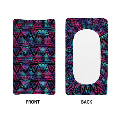 Triangle Ethnic Navajo Pattern Print Changing Pad Cover