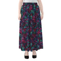 Triangle Ethnic Navajo Pattern Print Chiffon Maxi Skirt