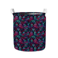 Triangle Ethnic Navajo Pattern Print Collapsible Laundry Basket