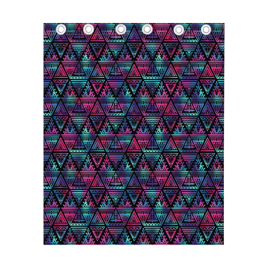 Triangle Ethnic Navajo Pattern Print Curtain