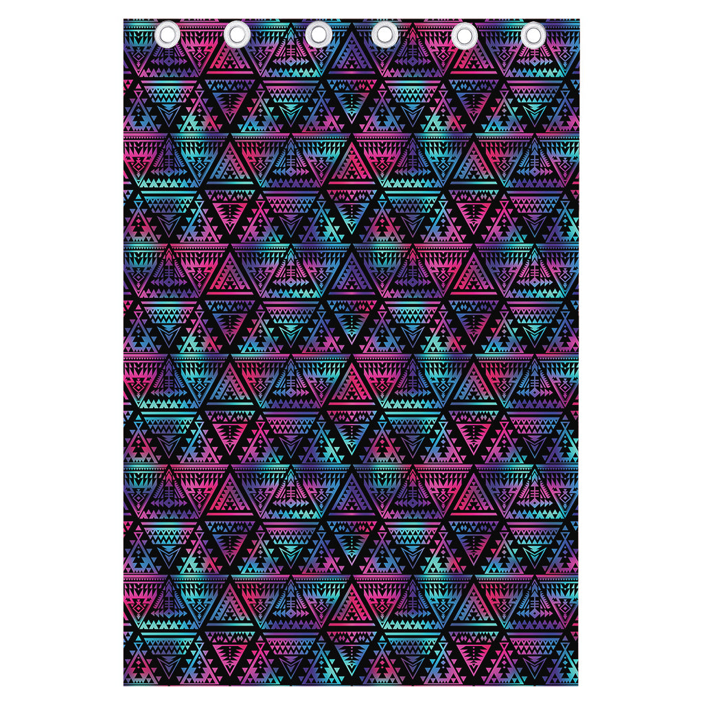Triangle Ethnic Navajo Pattern Print Curtain