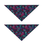 Triangle Ethnic Navajo Pattern Print Dog Bandana