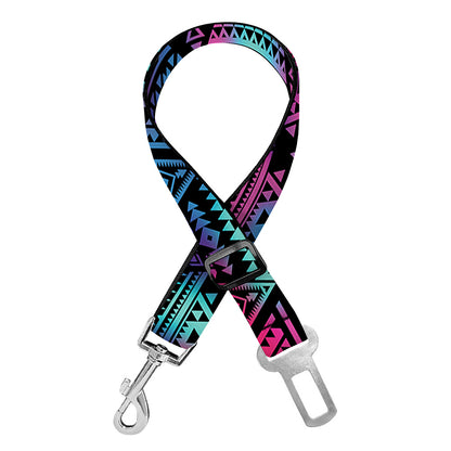 Triangle Ethnic Navajo Pattern Print Dog Seat Belt
