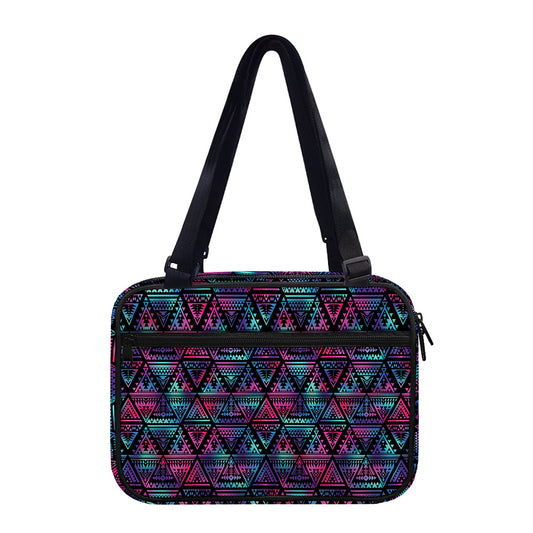 Triangle Ethnic Navajo Pattern Print Double Strap Bible Bag