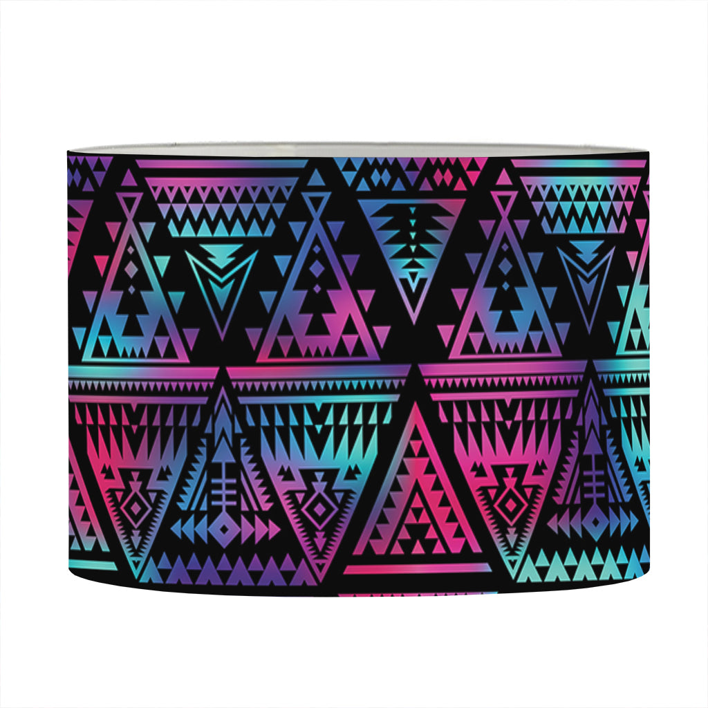 Triangle Ethnic Navajo Pattern Print Drum Lamp Shade