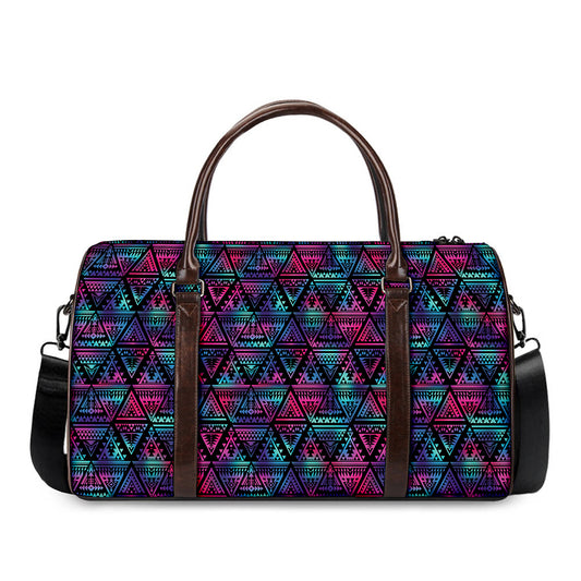 Triangle Ethnic Navajo Pattern Print Duffle Bag