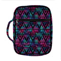 Triangle Ethnic Navajo Pattern Print Front Pocket Bible Bag