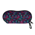 Triangle Ethnic Navajo Pattern Print Glasses Case