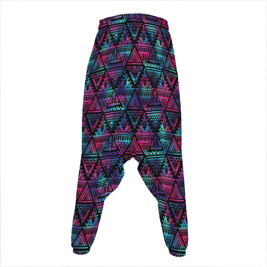 Triangle Ethnic Navajo Pattern Print Hammer Pants