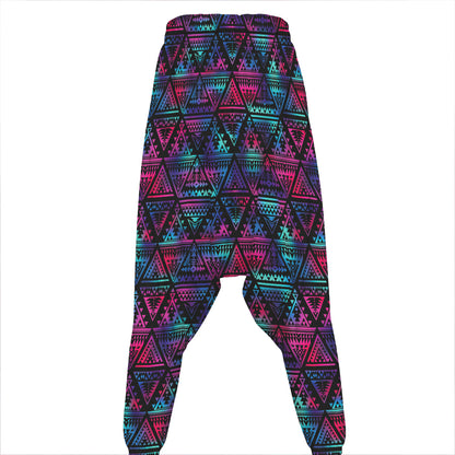 Triangle Ethnic Navajo Pattern Print Hammer Pants