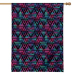 Triangle Ethnic Navajo Pattern Print House Flag