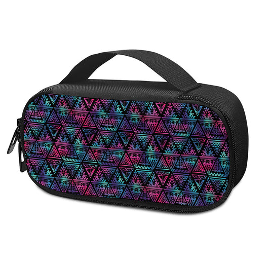 Triangle Ethnic Navajo Pattern Print Insulin Cooler Travel Case