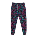 Triangle Ethnic Navajo Pattern Print Jogger Pants