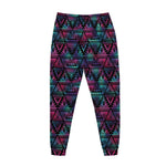 Triangle Ethnic Navajo Pattern Print Jogger Pants
