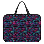 Triangle Ethnic Navajo Pattern Print Laptop Sleeve With Handle