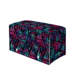 Triangle Ethnic Navajo Pattern Print Leather Tissue Box Cover