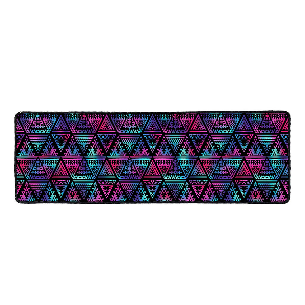 Triangle Ethnic Navajo Pattern Print Long Kitchen Mat