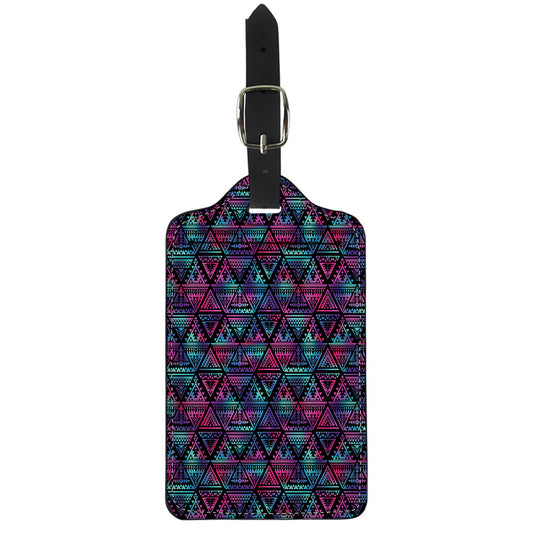 Triangle Ethnic Navajo Pattern Print Luggage Tag