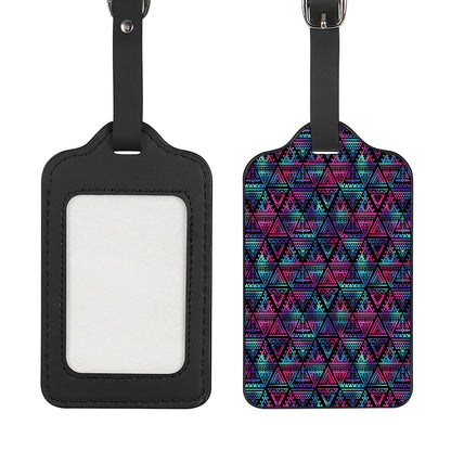 Triangle Ethnic Navajo Pattern Print Luggage Tag