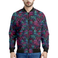 Triangle Ethnic Navajo Pattern Print Men's Bomber Jacket